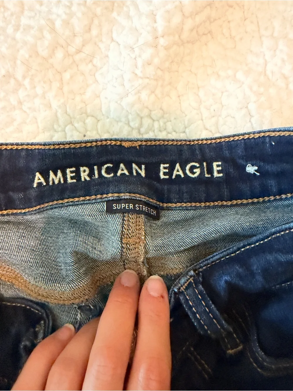 American Eagle Outfitters Dark Indigo Skinny Jeans